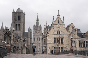 Fototapeta premium Ghent city in east Flanders of Belgium
