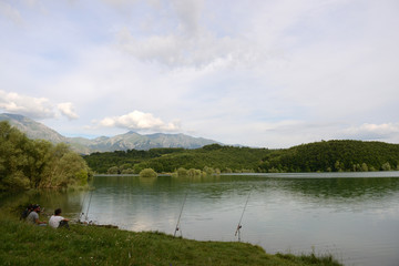 Fototapeta na wymiar Lago di Scandarello
