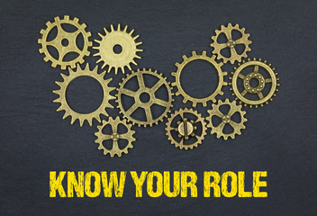 Know your role 