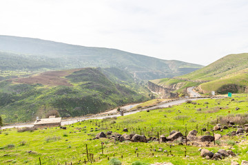 Golan Heights Landscape in israel