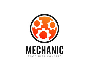 Automotive and Mechanic Logo Icon Design Vector