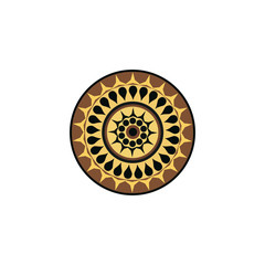 Aboriginal art dots painting icon logo design