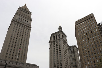 Fototapeta na wymiar new york city buildings