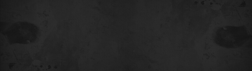 Black anthracite stone concrete texture background panorama banner long