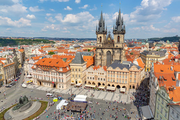 Fototapeta na wymiar Old Town Square in Prague 