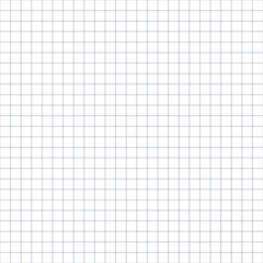 Grid paper. Abstract squared background with blue graph. Geometric pattern for school, wallpaper, textures, notebook. Lined blank sheets set isolated on transparent background.