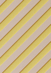 Minimal background for branding and product presentation. Yellow and pink strip fabric background. 3d rendering illustration.