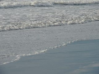 Waves at sunset (Enoshima, Shonan, Kanagawa, Japan)