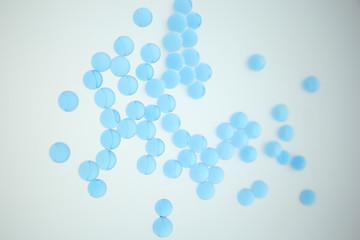 ツブツブ　ブルー