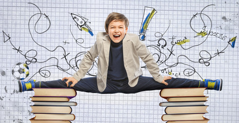 Schoolchild creates blance between hobby and learning - cool skribbl concept