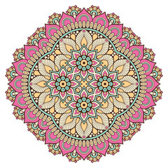 Mandala. Ethnic decorative elements