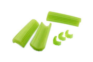 celery isolated on white background