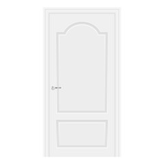 White door. Home domestic interior