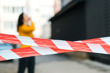 Stay at home. Coronavirus quarantine. Reduce risk of infection and spreading the virus. Keep calm and stay home. Coronavirus epidemic.