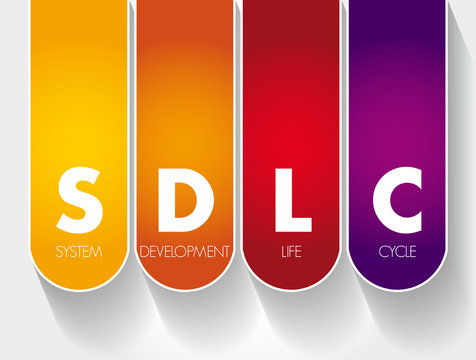 SDLC - System Development Life Cycle acronym, business concept background