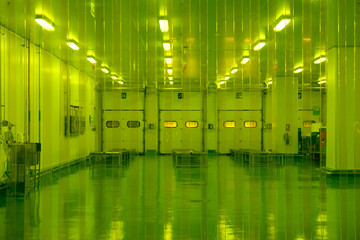 pvc curtain in the food factory