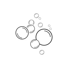 bubble icon vector illustration design template