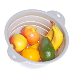 fresh fruits in a bowl