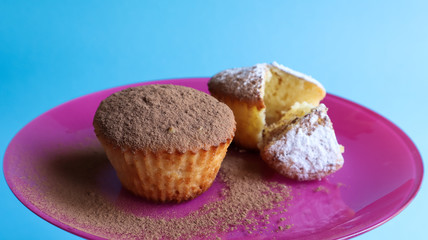 muffins on plate
