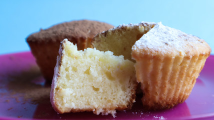 muffins on plate
