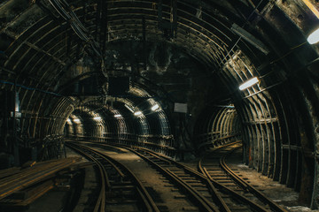 Abandoned rail fallout tunnel