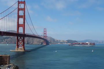 Golden Gate Bridge in San Francisco California, USA