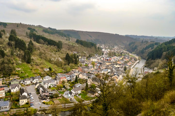 Fototapeta premium View of the city of Vianden