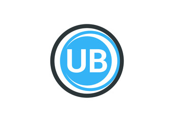 U B Initial Letter Logo design vector template, Graphic Alphabet Symbol for Corporate Business Identity