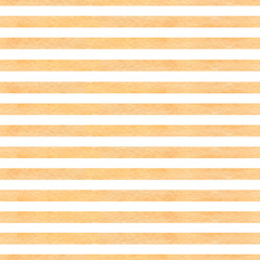 Motif harmonieux dessiné à la main à l& 39 aquarelle avec des rayures abstraites dans la palette de couleurs orange d& 39 été isolée sur fond blanc. Bon pour le textile, le fond, le papier d& 39 emballage, etc.