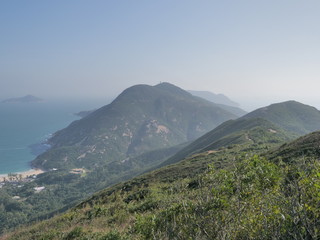 Obraz premium Hong Kong Dragon's Back trail landscape