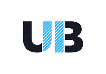 U B Initial Letter Logo design vector template, Graphic Alphabet Symbol for Corporate Business Identity