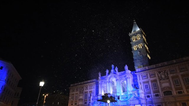 Miracle of snow in Rome: August 5 in Santa Maria Maggiore