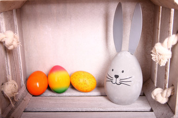 frohe oster - bunte eier - osterhase