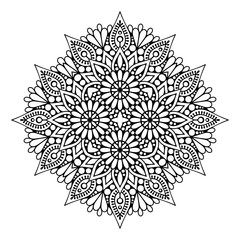 Mandala. Ethnic decorative elements