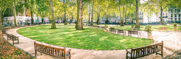 Berkeley Square panorama, Mayfair London