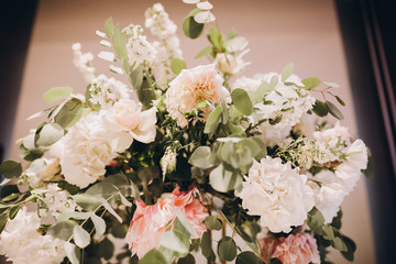 floristic composition of flowers and greenery