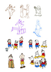 Obraz na płótnie Canvas children activity