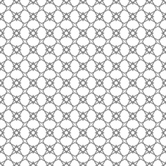 Abstract geometric seamless pattern with four pointed star.