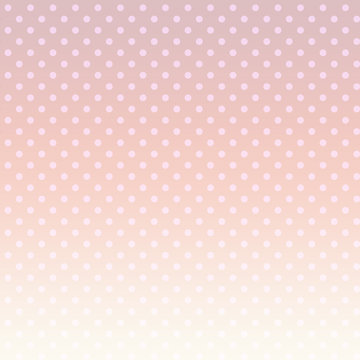 Coral polka dot background