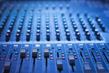 Fototapeta premium Audio mixer