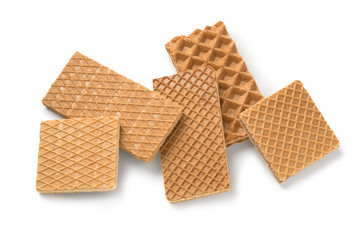 Traditional dutch cookie called wafeltje