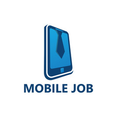 Mobile Job Logo Template Design