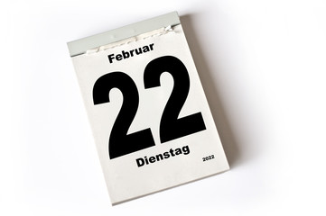 22. Februar 2022