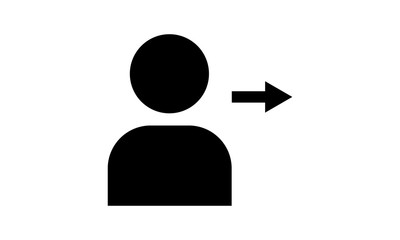 Account, avatar, client, contact, customer, following, human, man, manager, member, next, people, person, profile, send, user, client profile, customer, forward, next, person, right free vector icon