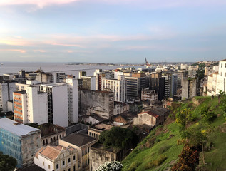 Obraz premium Sunset in Salvador Bahia Brazil
