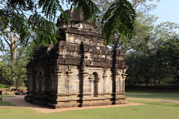 Fototapeta na wymiar Ruines Temples Polonnaruwa Sri Lanka Triangle Culturel