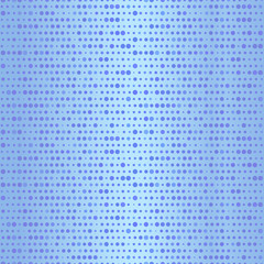 Abstract fashion polka dots background. Blue geometric seamless pattern with gradient circles. 