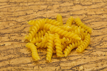 Raw Raw fusilly Italian pasta