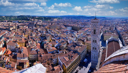 Obraz premium Campanile di Giotto Piazza del Duomo, Firenze.