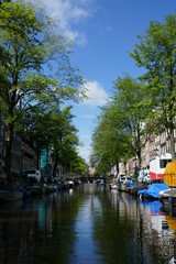 Sunny day on the canal 